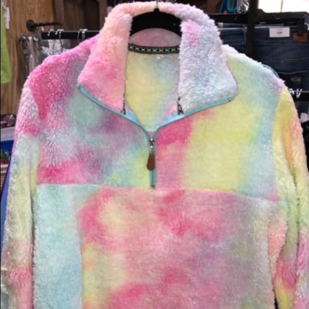 Rainbow Sherpa Pullover
